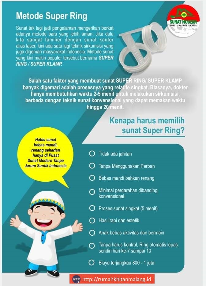Sunat Tanpa Jarum Suntik di Malang